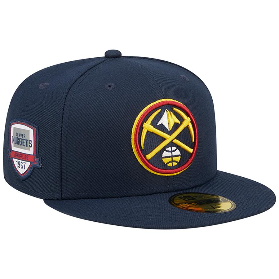Denver Nuggets New Era City Side 59FIFTY Fitted Hat - Navy