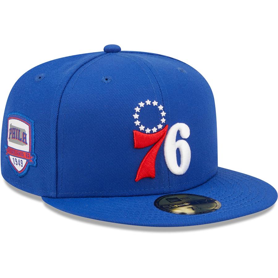 Philadelphia 76ers New Era City Side 59FIFTY Fitted Hat - Royal
