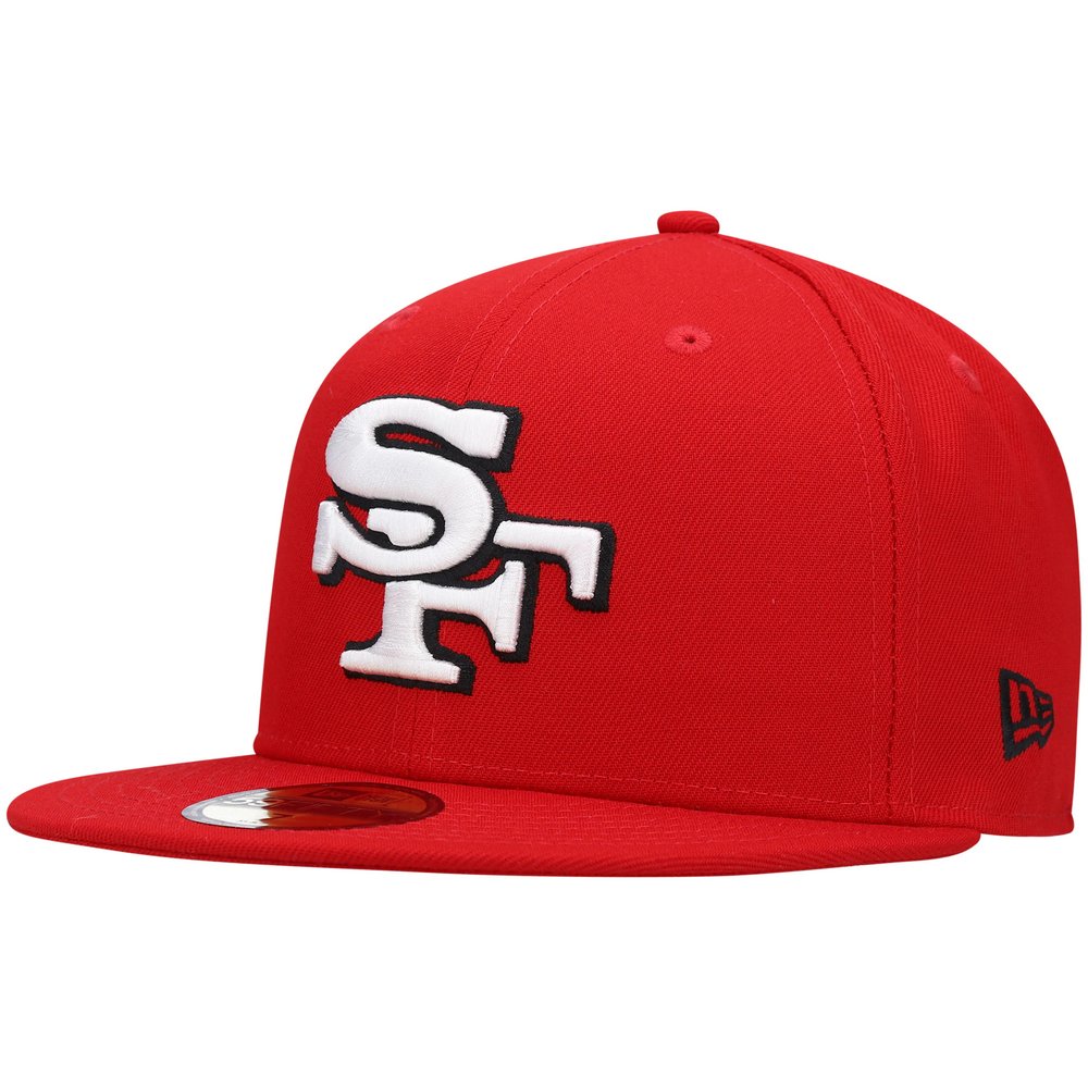 San Francisco 49ers New Era Elemental 59FIFTY Fitted Hat - Scarlet