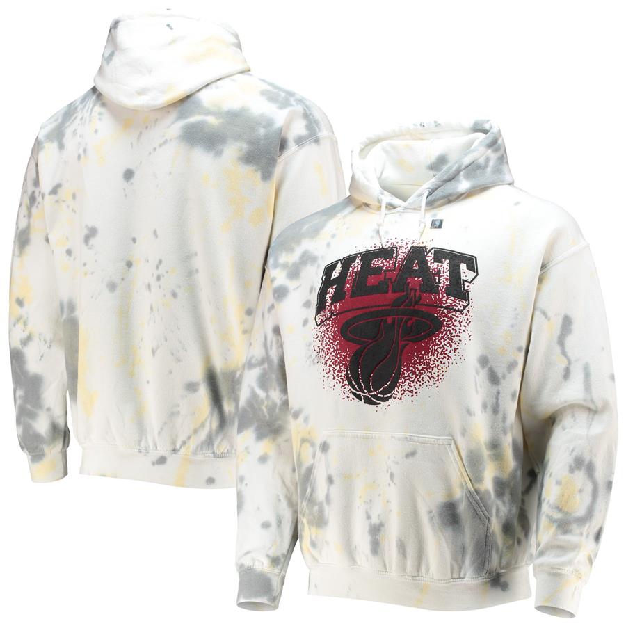 Худи Miami Heat Junk Food Tie-Dye (кремовый)