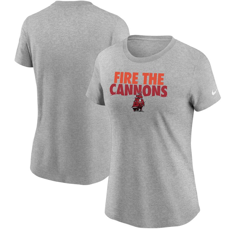 Tampa Bay Buccaneers Nike Women's Hometown Collection T-Shirt - Heathered Gray
