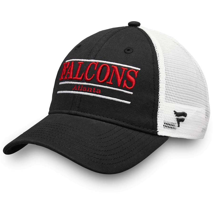 Atlanta Falcons Fanatics Branded Bar Trucker Snapback Hat - Black