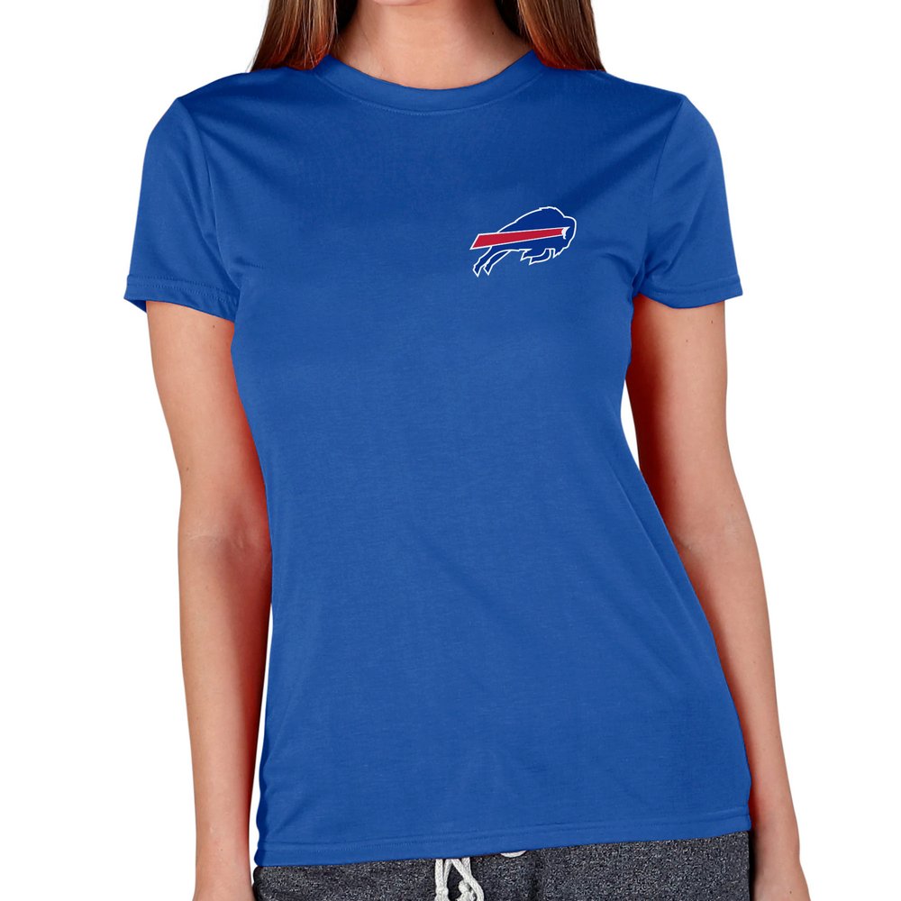 Buffalo Bills Concepts Sport Women's Marathon Knit T-Shirt - Royal