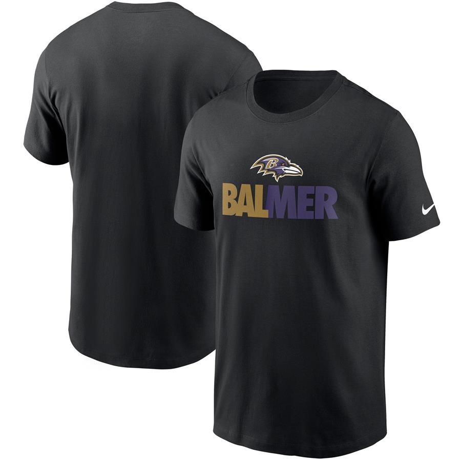 Baltimore Ravens Nike Hometown Collection Balmer T-Shirt - Black