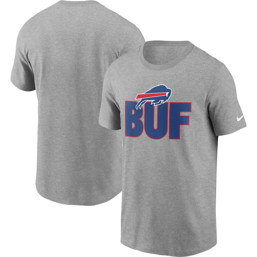 Buffalo Bills Nike Hometown Collection Buffalo T-Shirt - Heathered Gray
