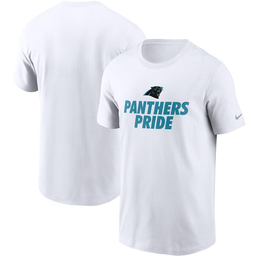 Carolina Panthers Nike Hometown Collection Pride T-Shirt - White
