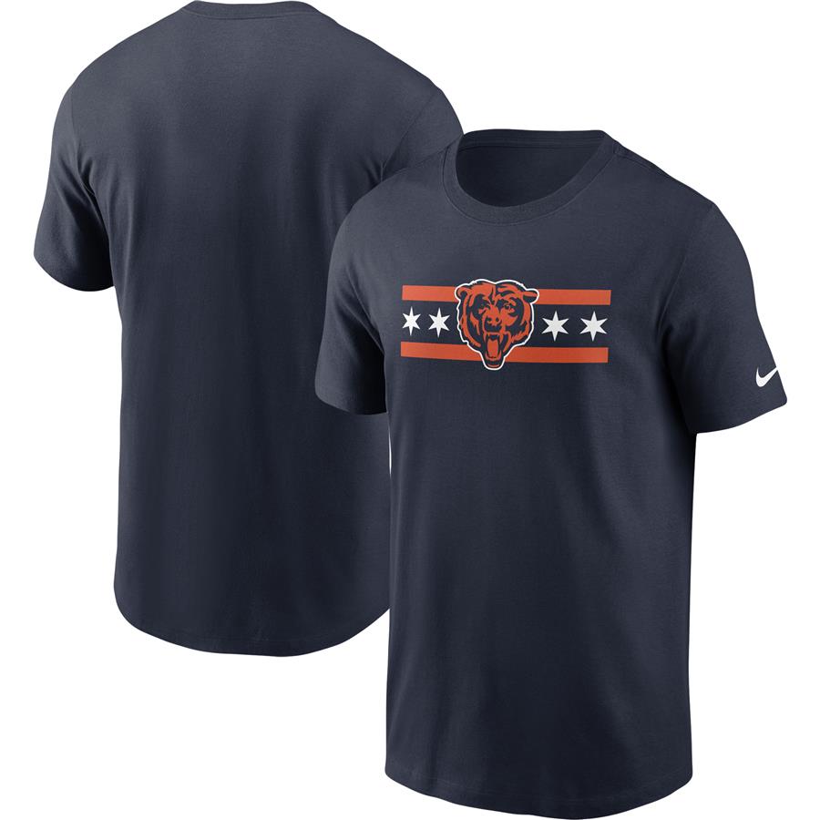 Chicago Bears Nike Hometown Collection Bear Down T-Shirt - Navy