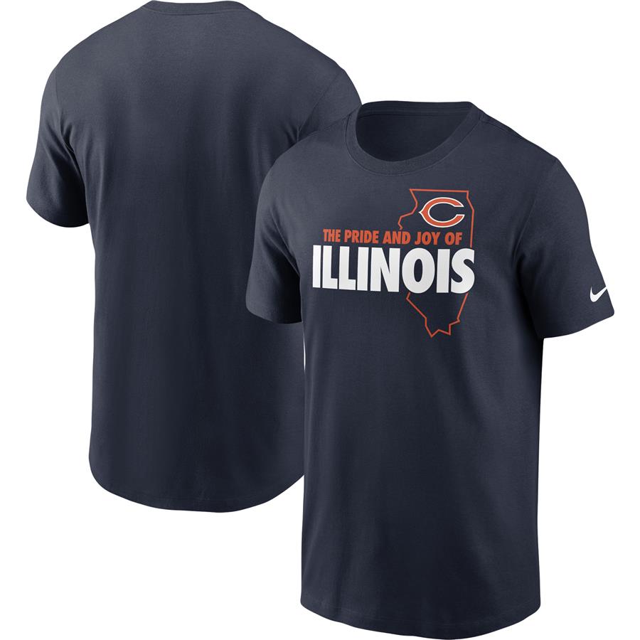 Chicago Bears Nike Hometown Collection Joy T-Shirt - Navy