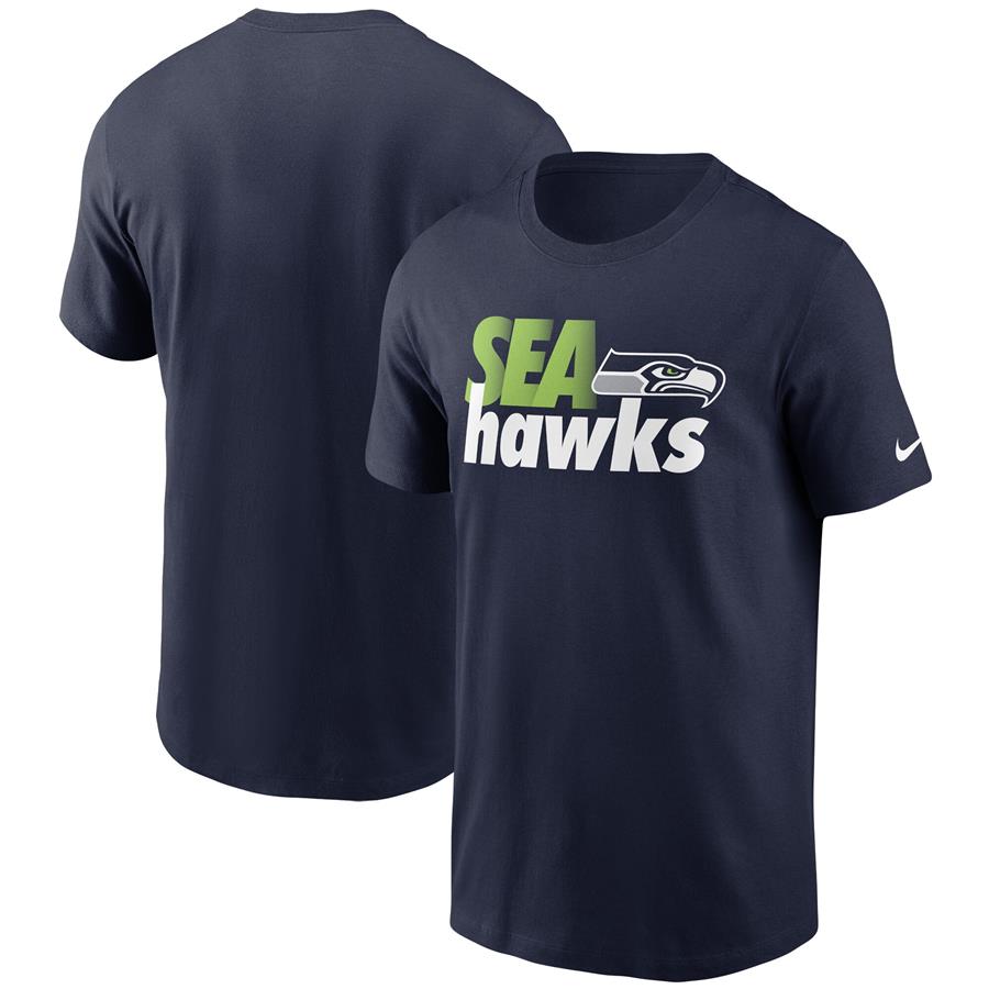Seattle Seahawks Nike Hometown Collection Team T-Shirt - College Navy