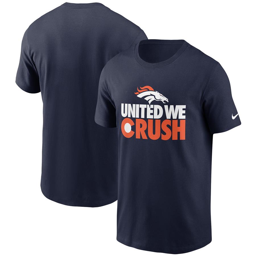 Denver Broncos Nike Hometown Collection Crush T-Shirt - Navy