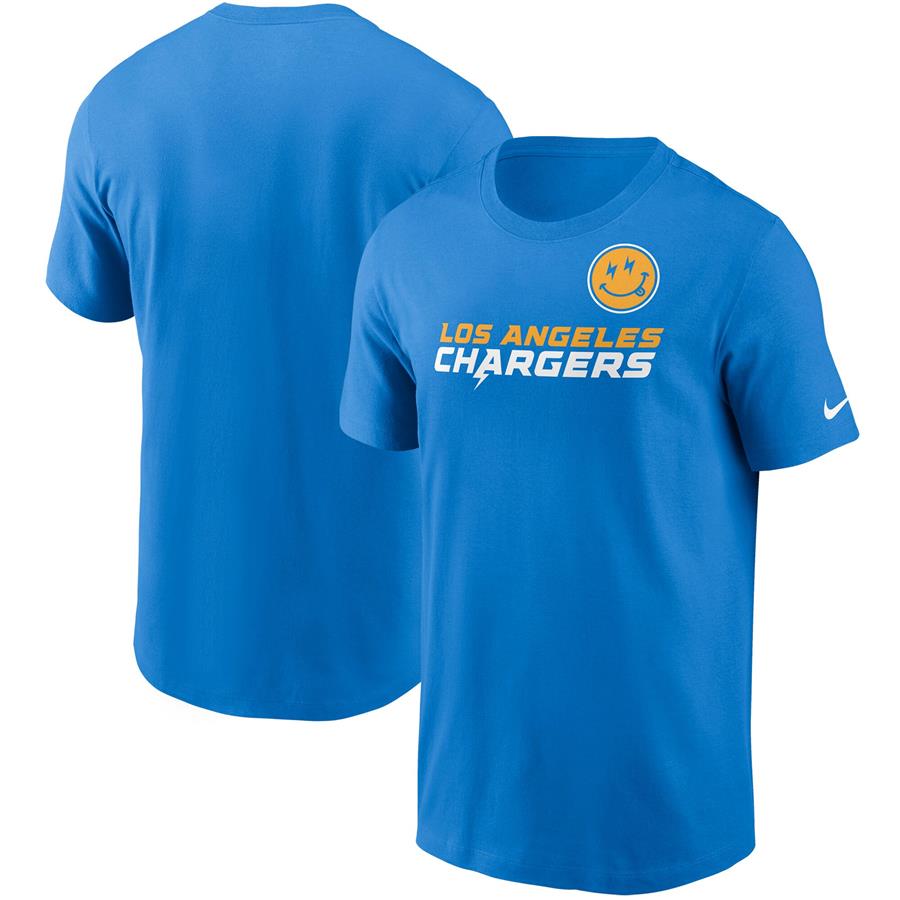 Футболка Los Angeles Chargers Nike Hometown Collection Bolts (голубой)