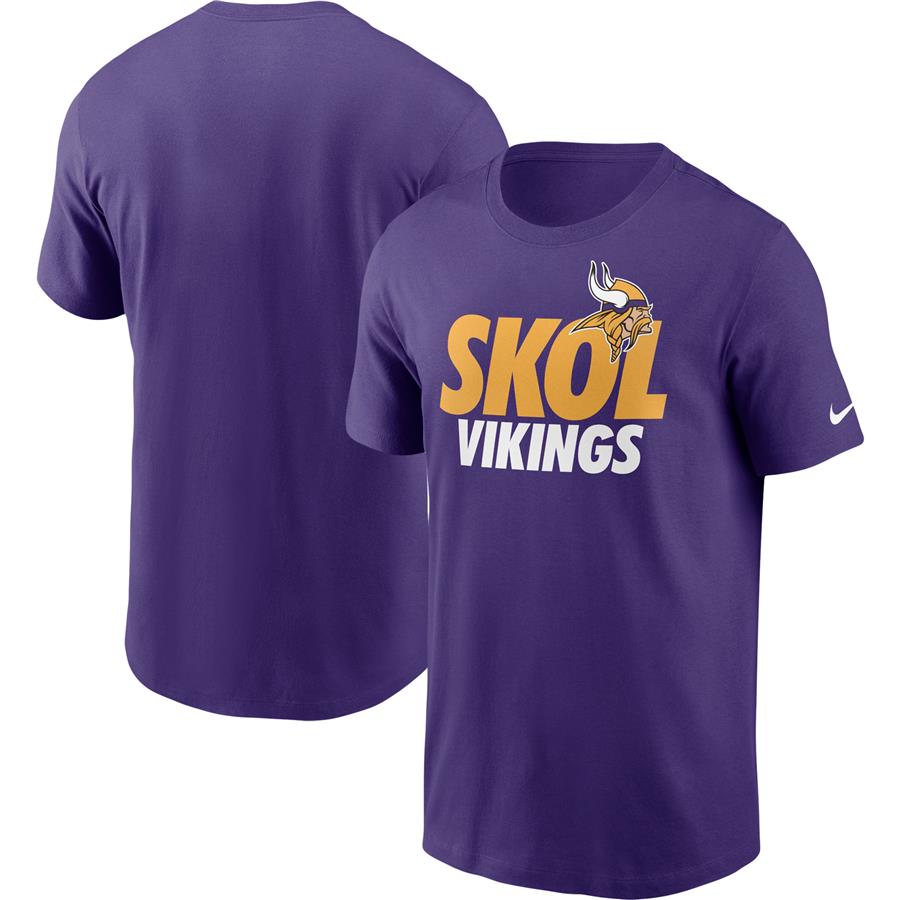 Minnesota Vikings Nike Hometown Collection Skol T-Shirt - Purple