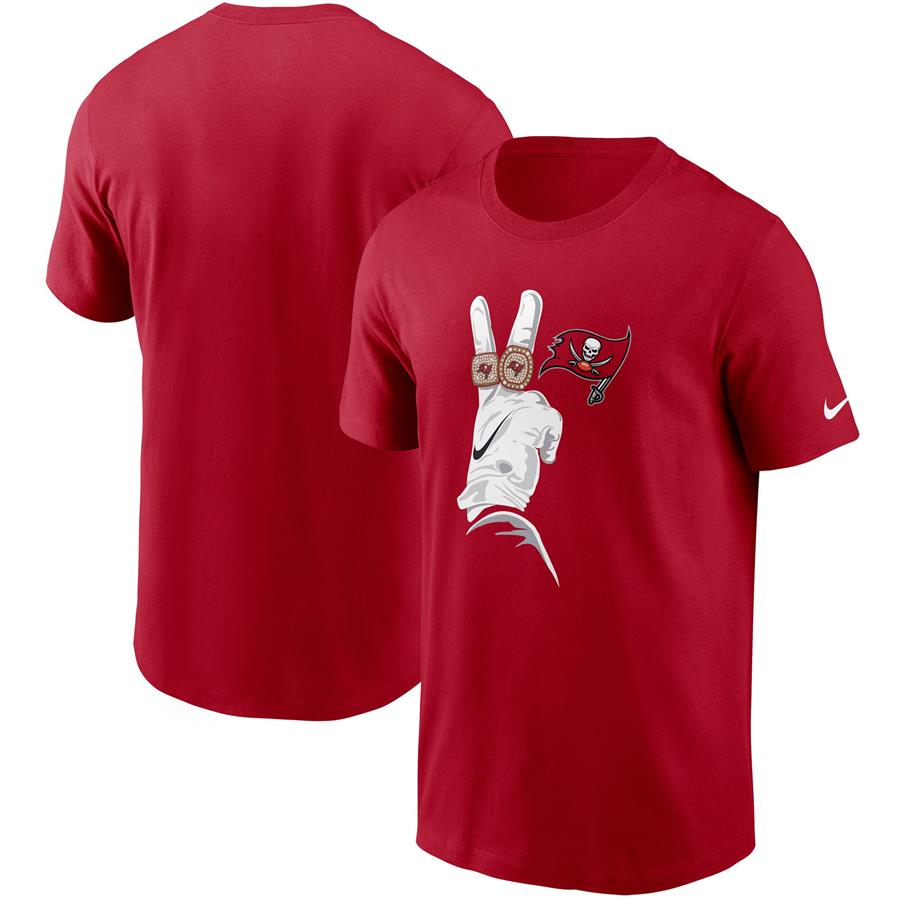 Tampa Bay Buccaneers Nike Hometown Collection Rings T-Shirt - Red