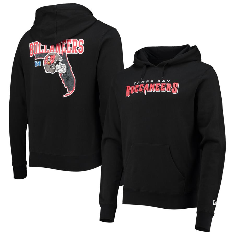 Tampa Bay Buccaneers New Era Local Pack Pullover Hoodie - Black