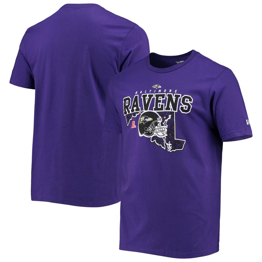 Baltimore Ravens New Era Local Pack T-Shirt - Purple