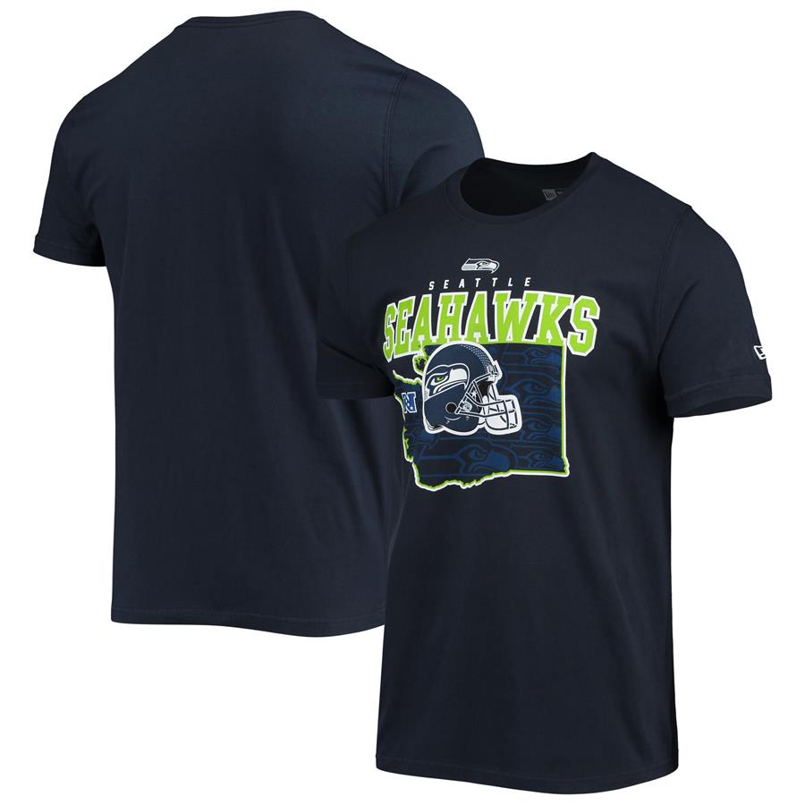 Seattle Seahawks New Era Local Pack T-Shirt - College Navy