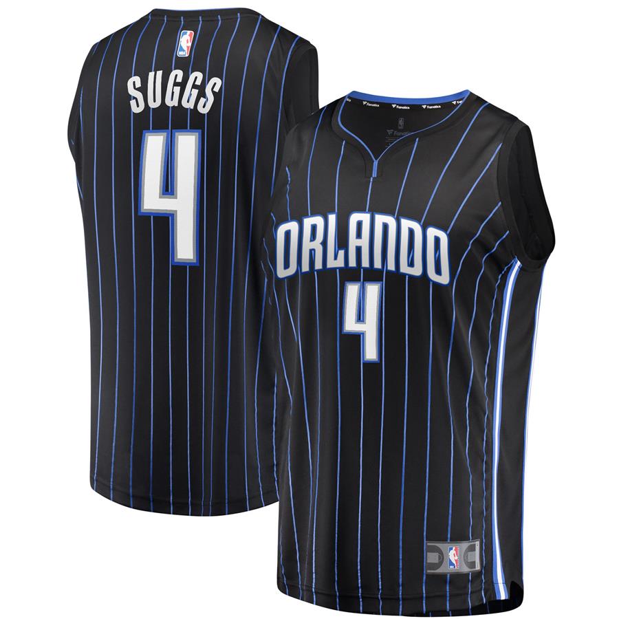 Jalen Suggs Orlando Magic Fanatics Branded 2021 NBA Draft First Round Pick Fast Break Replica Jersey Black - Icon Edition