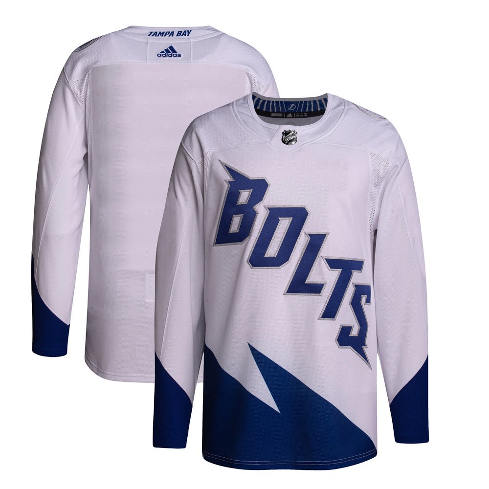 Tampa Bay Lightning adidas 2022 NHL Stadium Series Primegreen Blank Jersey - White