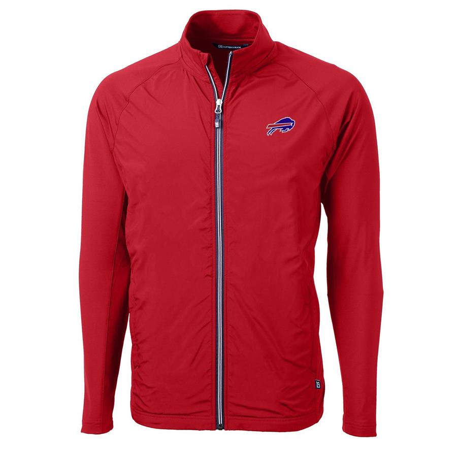 Buffalo Bills Cutter & Buck Adapt Eco Knit Full-Zip Jacket - Red