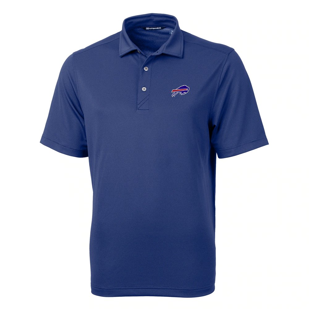 Buffalo Bills Cutter & Buck Virtue Eco Pique Recycled Polo - Royal