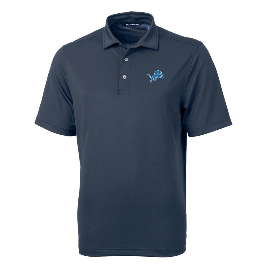 Поло Detroit Lions Cutter & Buck Virtue Eco Pique Recycled (тёмно-синий)