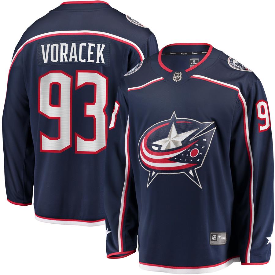 Jakub Voracek Columbus Blue Jackets Fanatics Branded Breakaway Player Jersey - Navy