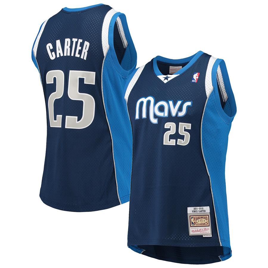 Vince Carter Dallas Mavericks Mitchell & Ness 2011-12 Hardwood Classics Swingman Jersey - Navy
