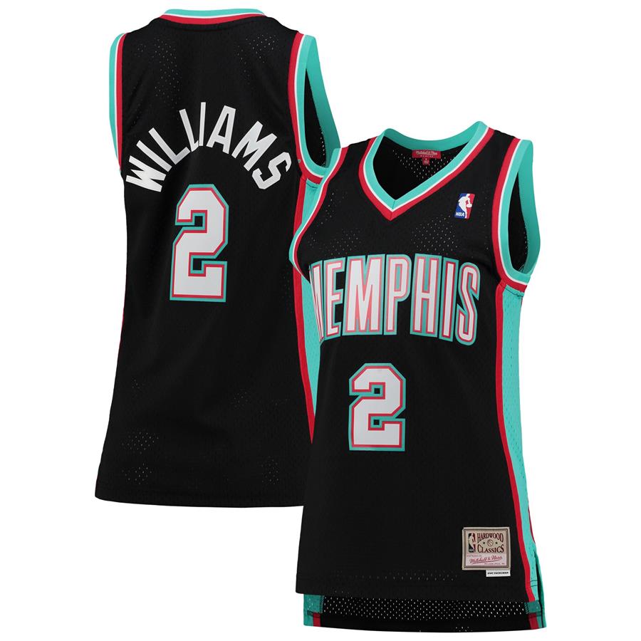 Jason Williams Memphis Grizzlies Mitchell & Ness Women's Hardwood Classics Swingman Jersey - Black