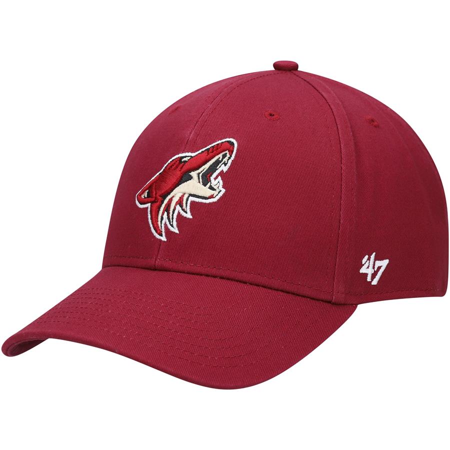 Arizona Coyotes '47 Legend MVP Adjustable Hat - Garnet