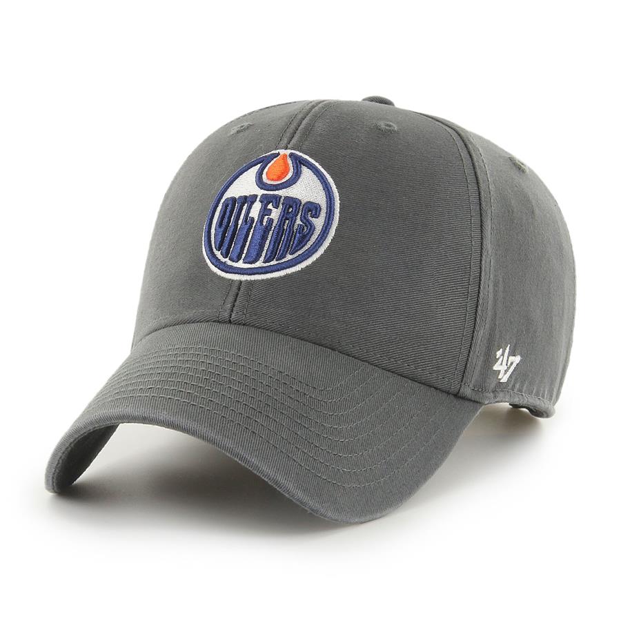 Edmonton Oilers '47 Legend MVP Adjustable Hat - Charcoal