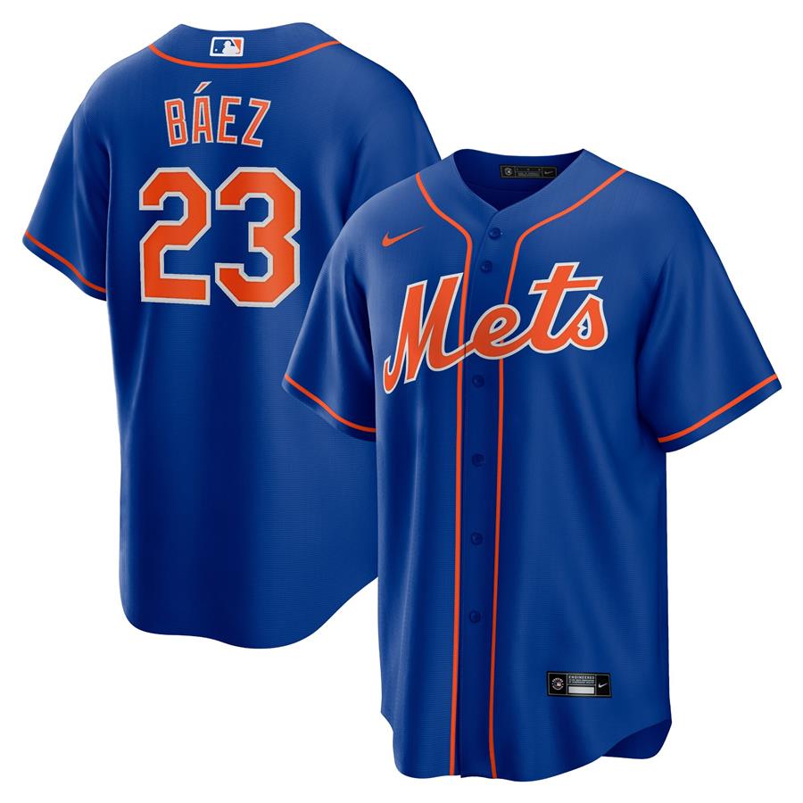 Javier Báez New York Mets Nike Alternate Official Replica Player Jersey - Royal