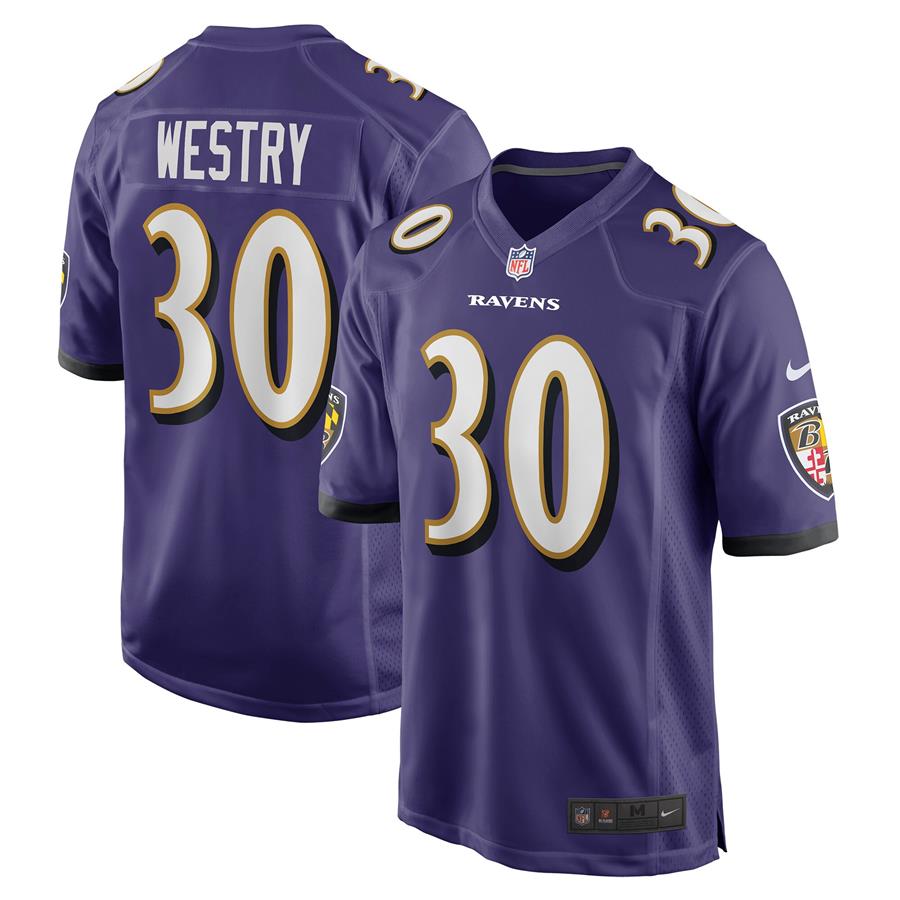 Chris Westry Baltimore Ravens Nike Game Jersey - Purple