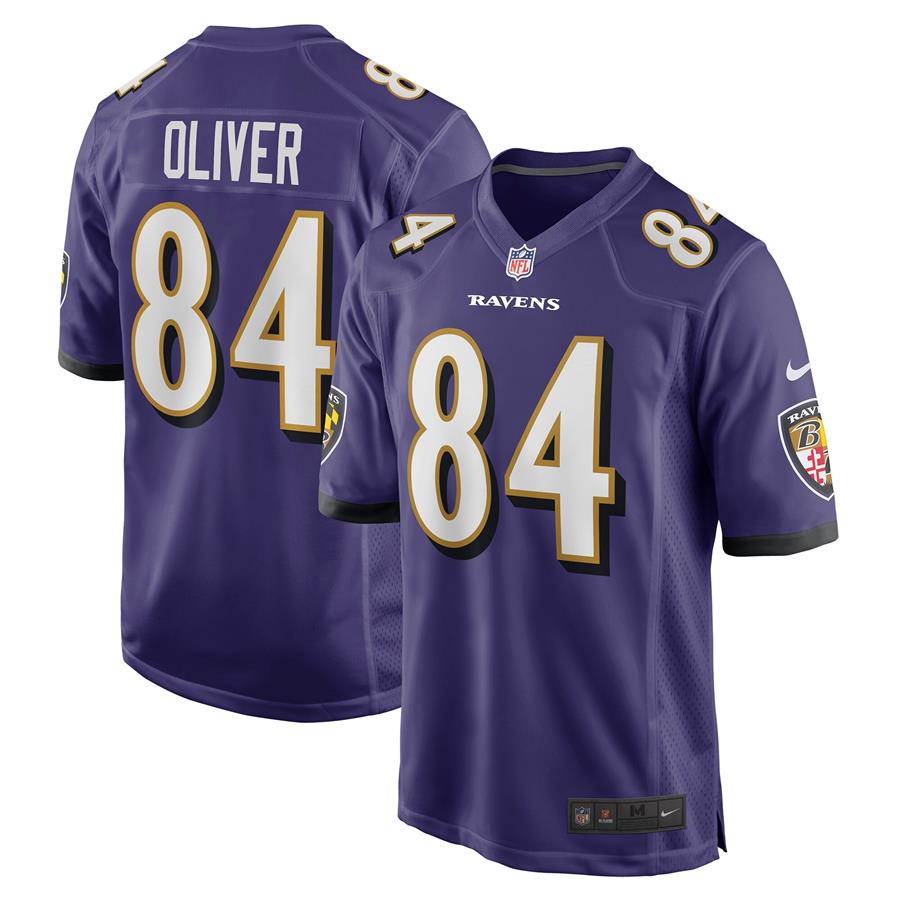 Josh Oliver Baltimore Ravens Nike Game Jersey - Purple