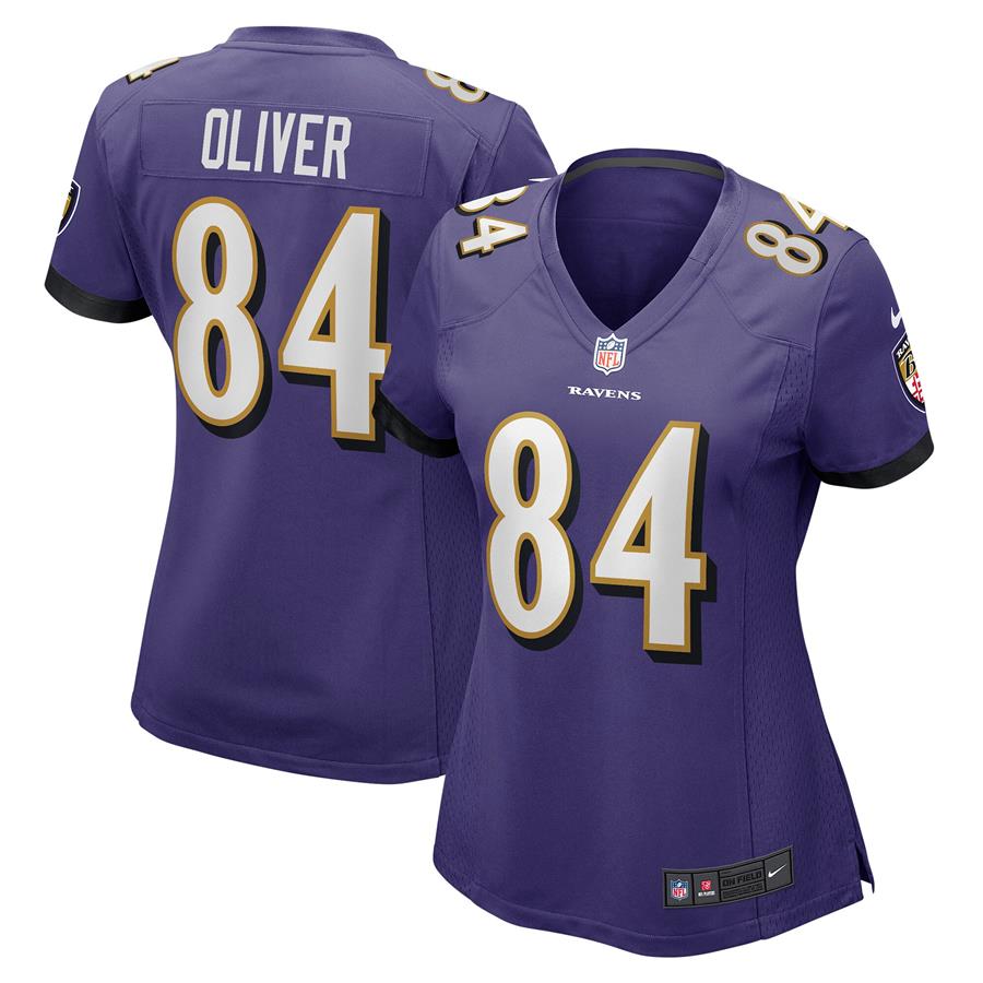 Josh Oliver Baltimore Ravens Nike Women's Game Jersey - Purple