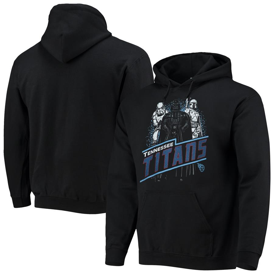 Tennessee Titans Junk Food Star Wars Empire Pullover Hoodie - Black
