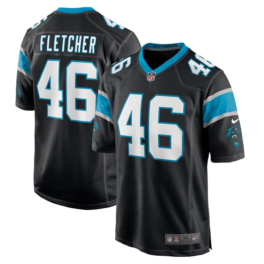 Thomas Fletcher Carolina Panthers Nike Game Jersey - Black