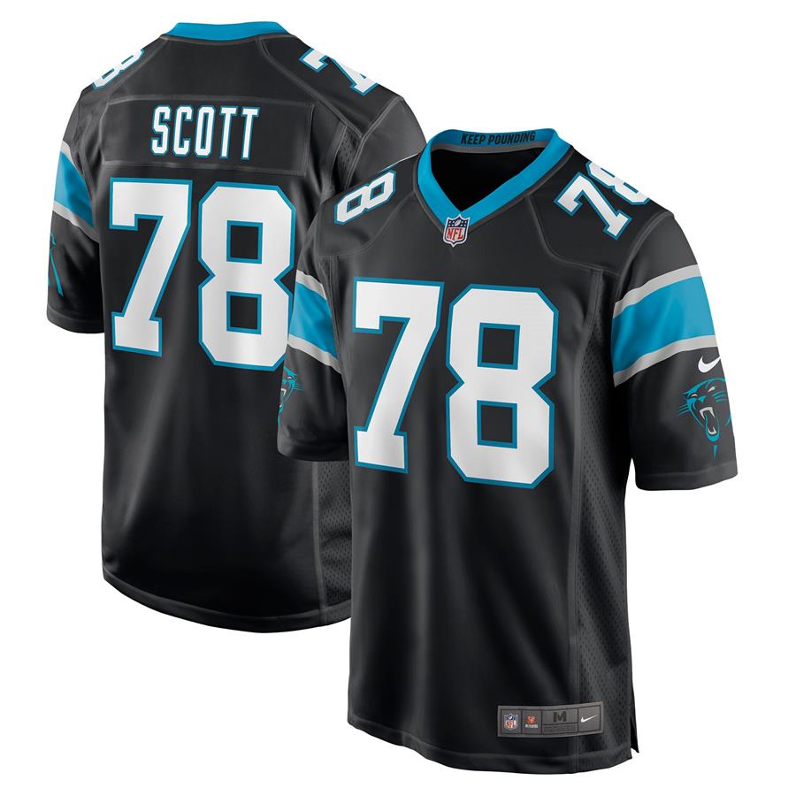 Trent Scott Carolina Panthers Nike Game Jersey - Black