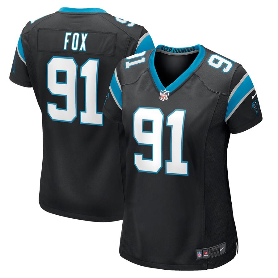 Morgan Fox Carolina Panthers Nike Women's Game Jersey - Black