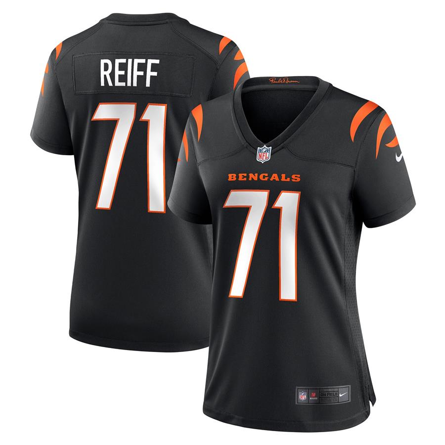 Riley Reiff Cincinnati Bengals Nike Women's Game Jersey - Black