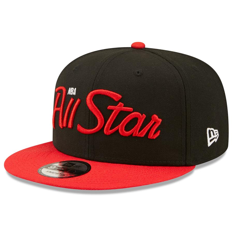 Chicago Bulls New Era 2022 NBA All-Star Game Script 9FIFTY Snapback Adjustable Hat - Black