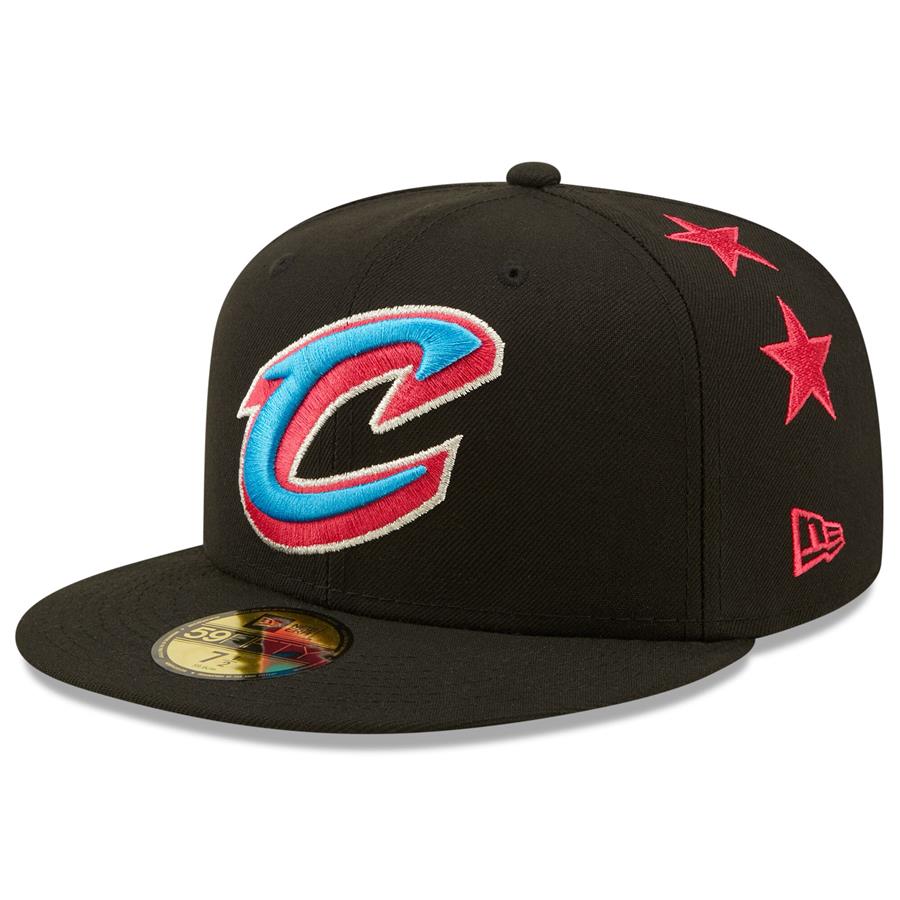 Cleveland Cavaliers New Era 2022 NBA All-Star Game Starry 59FIFTY Fitted Hat - Black