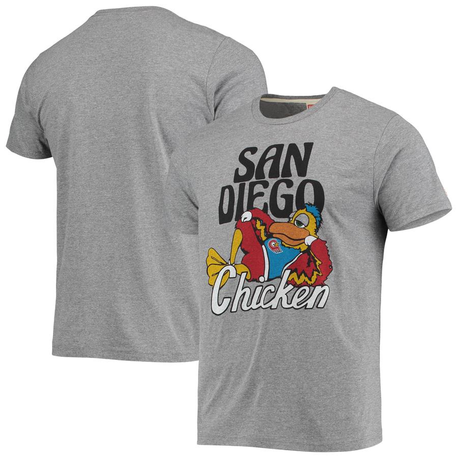 San Diego Padres Homage Hyper Local Tri-Blend T-Shirt - Gray