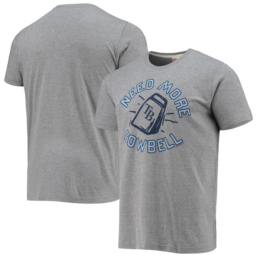 Футболка Tampa Bay Rays Homage Hyper Local Tri-Blend (серый меланж)