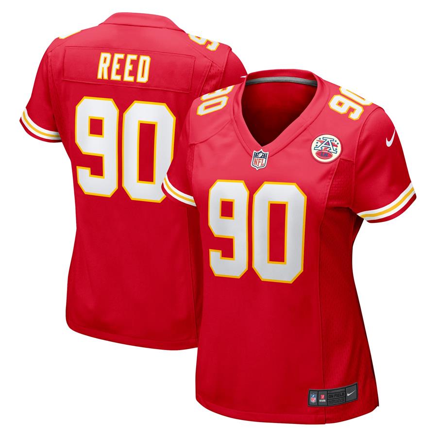 Jarran Reed Kansas City Chiefs Nike Women's Game Jersey - Red