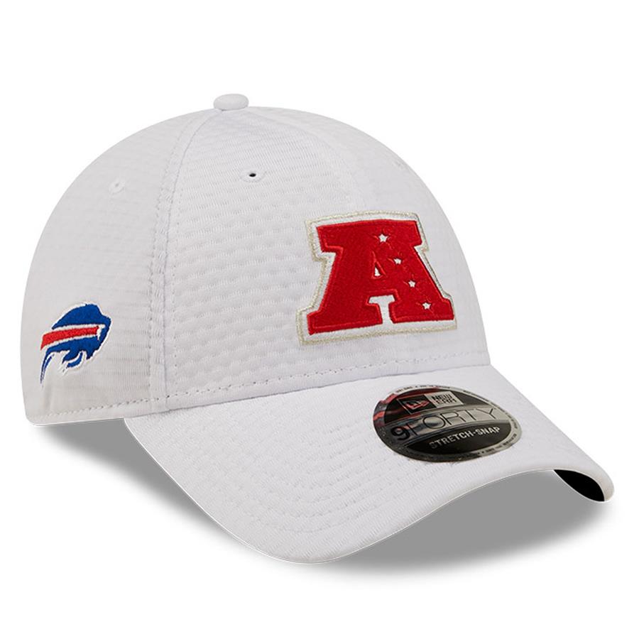 Buffalo Bills New Era AFC Pro Bowl 9FORTY Snapback Hat - White