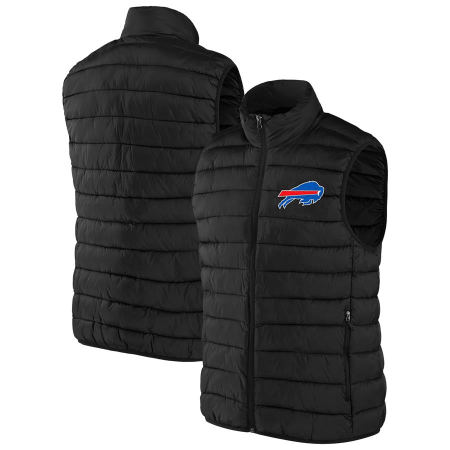 Buffalo Bills NFL x Darius Rucker Collection by Fanatics Faux Down Full-Zip Vest - Black
