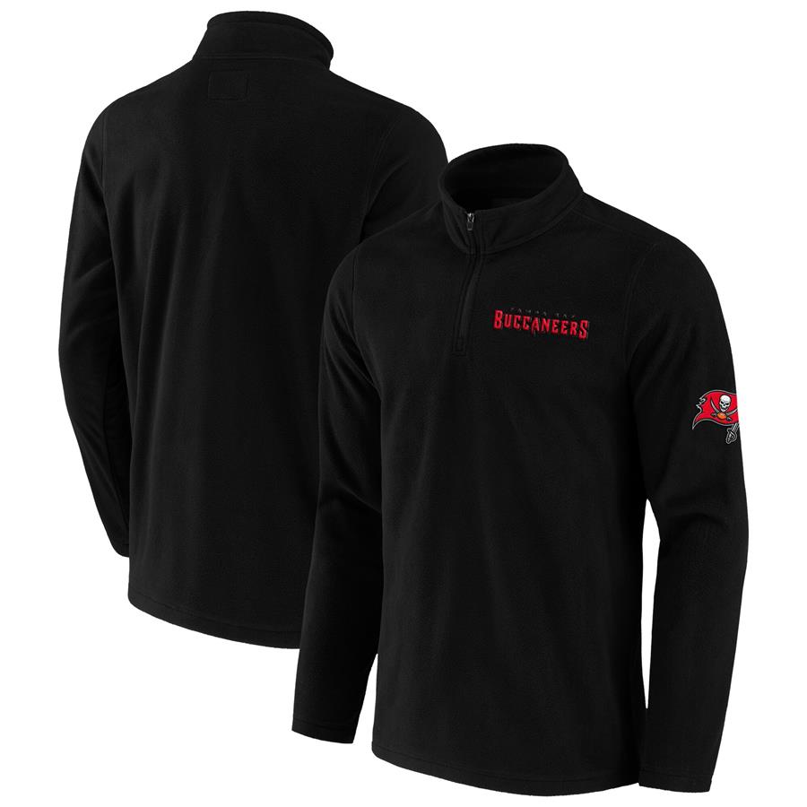 Tampa Bay Buccaneers NFL x Darius Rucker Collection by Fanatics Polar Fleece Quarter-Zip Jacket - Black