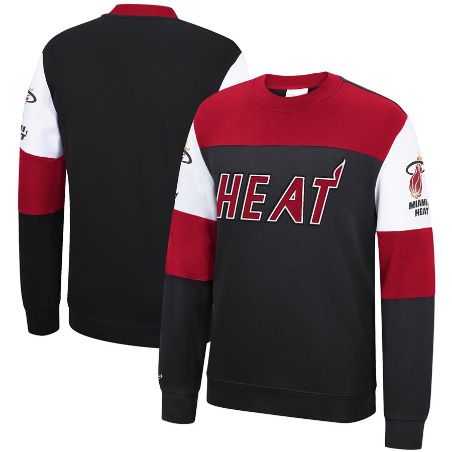 Свитшот Miami Heat Mitchell & Ness Perfect Season (чёрный)