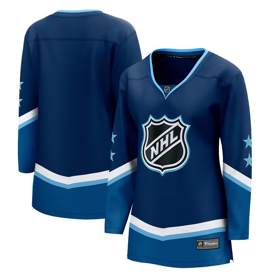 Fanatics Branded Women's 2022 NHL All-Star Game Western Conference Breakaway Jersey - Blue