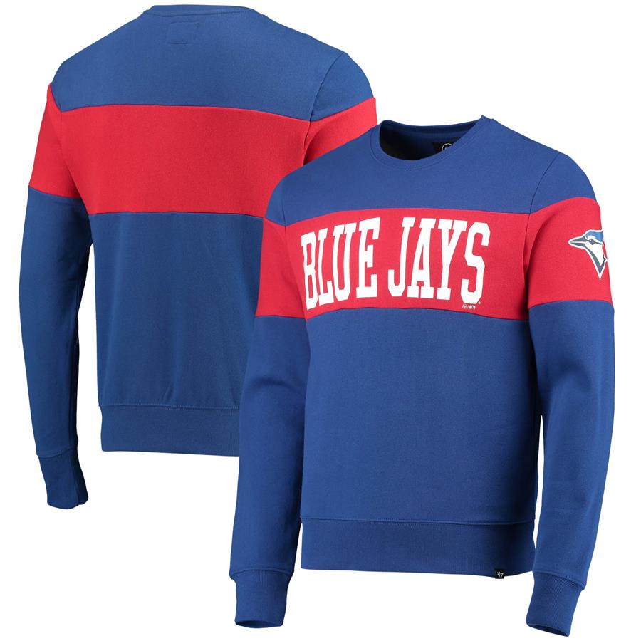 Toronto Blue Jays '47 Interstate Pullover Sweatshirt - Royal